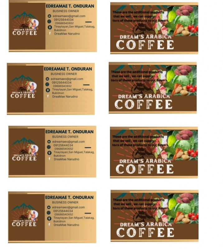 Picture of Dream's arabica coffee