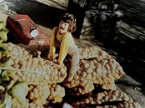 Silvia Pavic Jovic as a child in the Croatian countryside